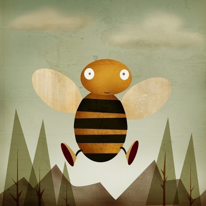Bee Boy - Print 8x10 - falldowntree