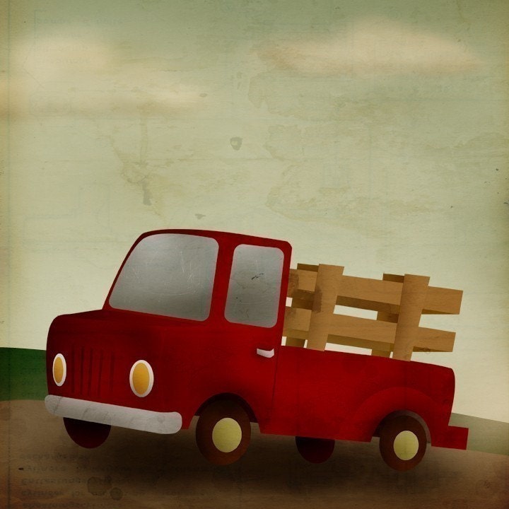 The Truck Stops Here - Print 8x10