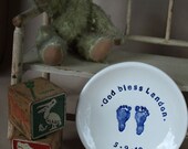 Baby's Baptism Celebration Dish - personalized