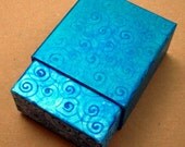 Business Card Holder Hand painted