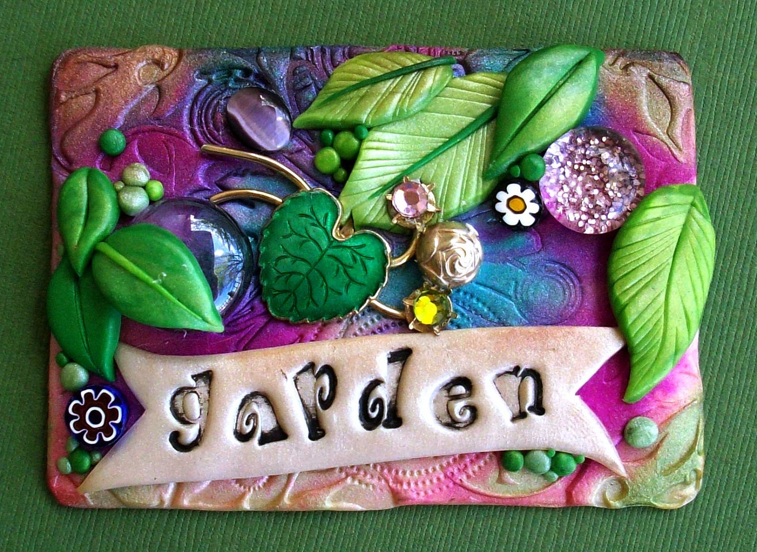 ACEO Shimmering Spring Garden