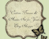 CUSTOM Banner and Avatar Set for Your Etsy Shop or Business