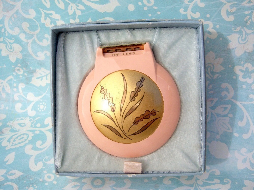 Pink Lady Sunbeam / vintage electric razor / Works