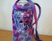 Crochet Pattern PDF for Water Bottle Carrier Holder Tote      EASY - permission to sell what you  make