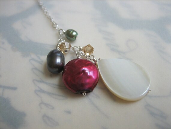 Edge of Summer Cluster Necklace