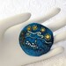 Hand Embroidery Starry Night Brooch - Limited Edition