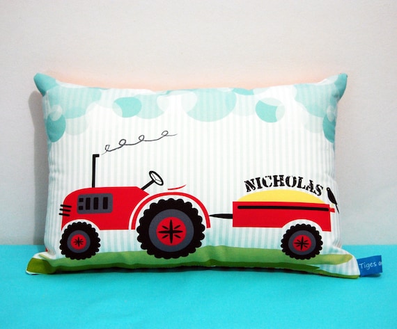 Tractor Personalised Decorative Cushion