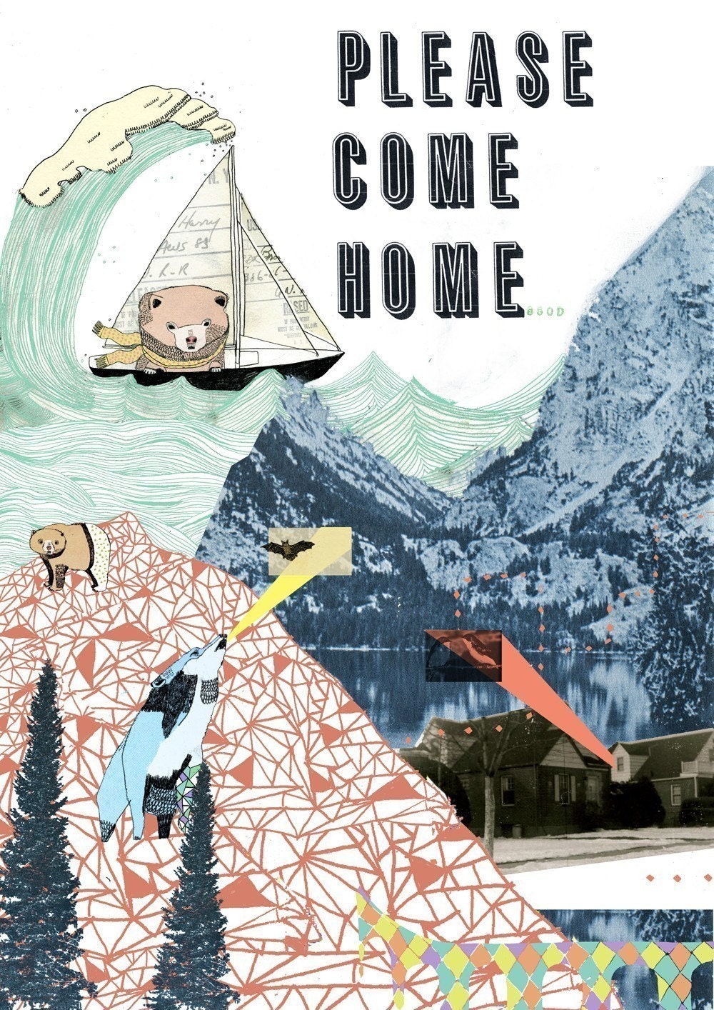 Please Come Home 8 x 11 Print