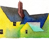 English Cottage 1-Print