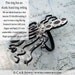 Ink Splatter Octopus Love Affair Ring - Laser Cut Acrylic (C.A.B. Fayre Original Design)