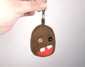 Uber Mini Backpack, Zipper  Pull, Key Chain ZomBean Plushie