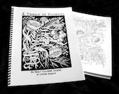 Adult Coloring Journal - "A Tangle of Flowers" meditative tool