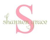 Girl Monogram Wall Decal with Name and Initial