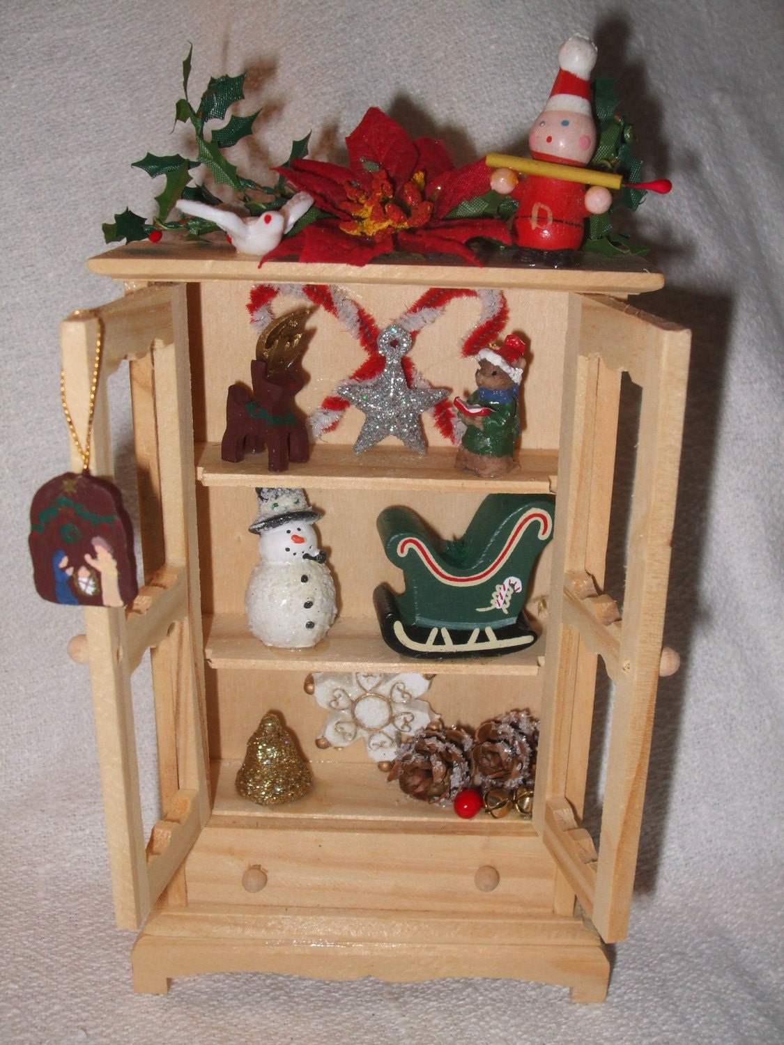 Curiosity Cabinet Christmas Miniature