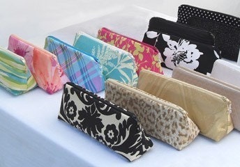 wedding and bridesmaid gift clutch bag custom - DESIGN YOUR OWN - custom lola mini make up/clutch