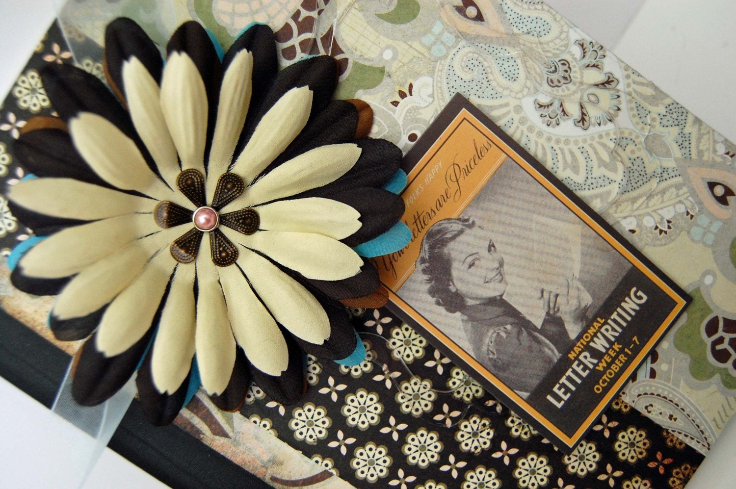 Vintage Style Altered Journal Writing