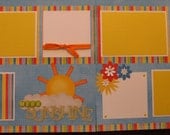 Private Listing for 5 Premade Scrapbook Page Layouts for Jennifer