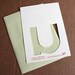letterpress card missing u die cut