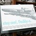 letterpress card Daddy-o, stay cool
