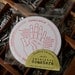 letterpress coasters palmistry set of 4