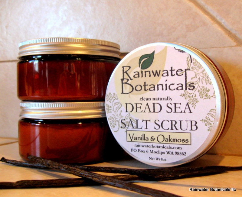 Vanilla & Oakmoss Dead Sea Salt Scrub