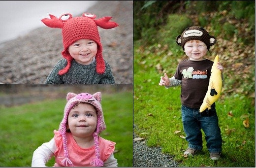 Just Be Happy Crochet Hats for Babies and Toddlers - PDF Book