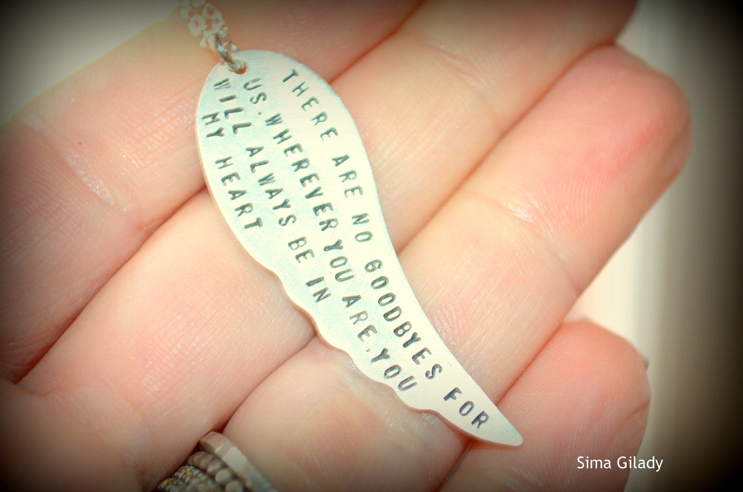 My new ANGEL WING - to remember my loved one - SIMAG