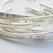 Say What You Want To Say ---The price is for ONE ---up to 20 lowercase letters - -Say Anything On YOUR cuff---Custom By SimaG
