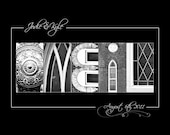 Alphabet Letter Photo Art - Alphabet Photography - Name Custom Designed In Photo Letters