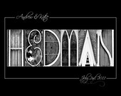 Alphabet Photo Letter Art - Letter Photography -Your Name Custom Designed in an 11x14 print.