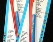 2 Wonder Markers washable blue pen for marking fabric & more by Collins