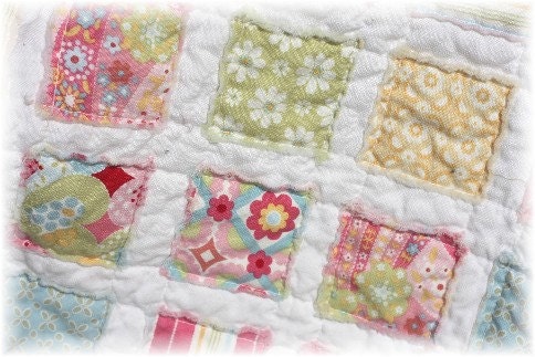 Vintage Baby Quilt PATTERN - 40 by 40 inches