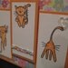 Reserved for Terri: Trampoline Kitties, Set of 5 cards and envelopes