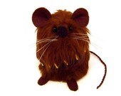 Star Wars Chewbacca ornament hamster mouse rat mice cute gift for Star Wars geek nerd collector by TheHouseofMouse