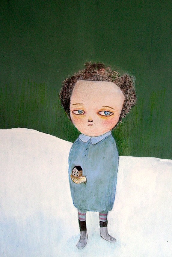 Ima Lost Home, print 4x6 inches