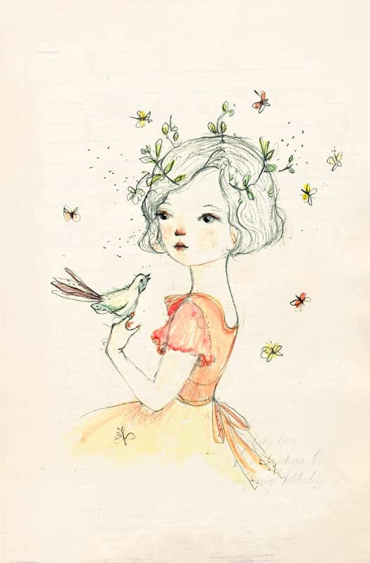Mae, portrait print 6x8 inches