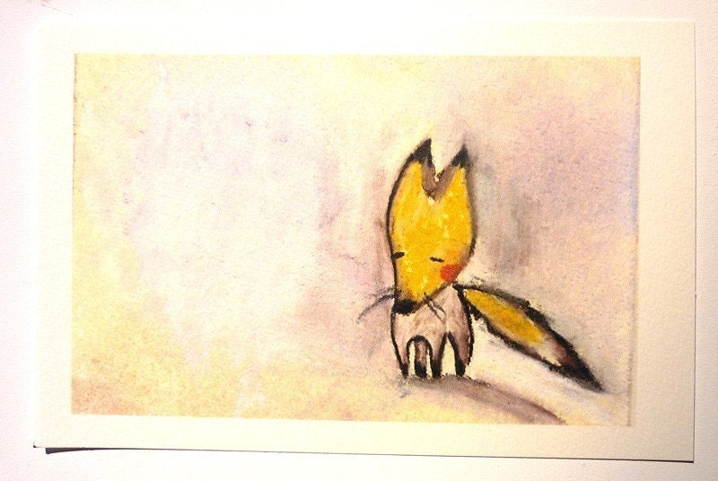 Foxy, Print, 6x8 inches