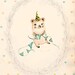 Happy Birthday II, PRINT,, 6x8 inches
