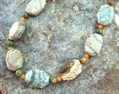 SALE  Quiet Jasper Necklace