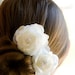 Wedding Hair Flower /  Bridal Hair Piece / Bridal Headpiece (includes 2 Ivory hair pins) Vintage Wedding Flowers