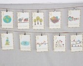 Nature Themed Counting Number Cards in English