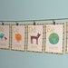 Alphabet Wall Cards - Nature Themed 5x7 English Alphabet Wall Cards