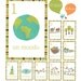 Italian Number (Counting) Nature Themed  5x7 Childrens Wall Cards