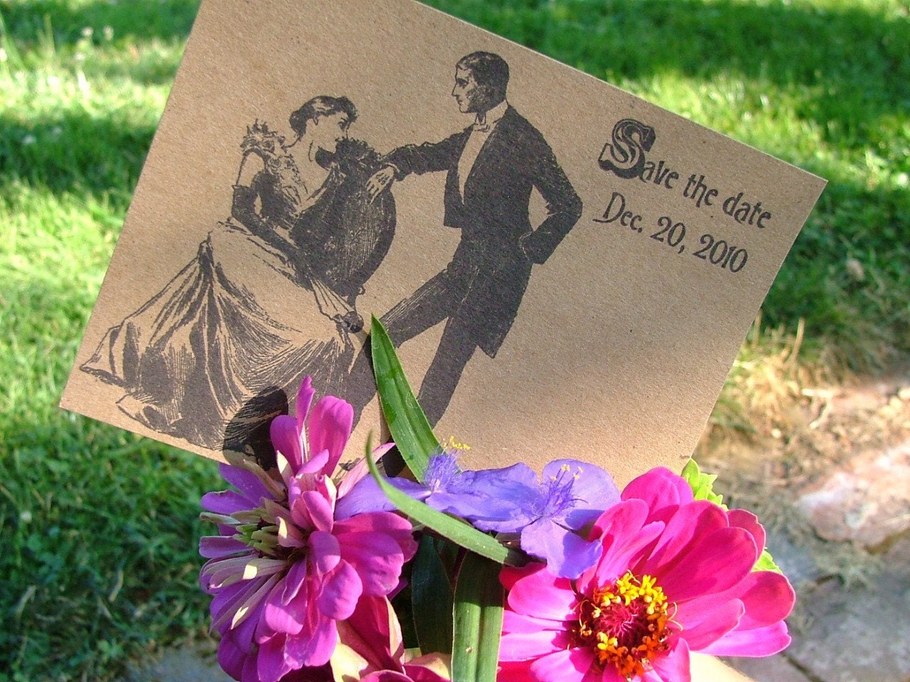 save the date cards, wedding, vintage, victorian