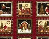 SALE SSI Christmas Panel Santas Big Night