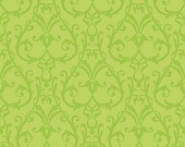 Picadilly Circle Swirls Lime Green Fabric 1 Yard