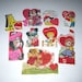 Vintage Children's Valentine Greeting Cards with Dog Theme Set of 9 Lot A