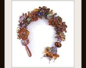 Bead tutorial Micromacrame Treasure Bracelet instructions pattern