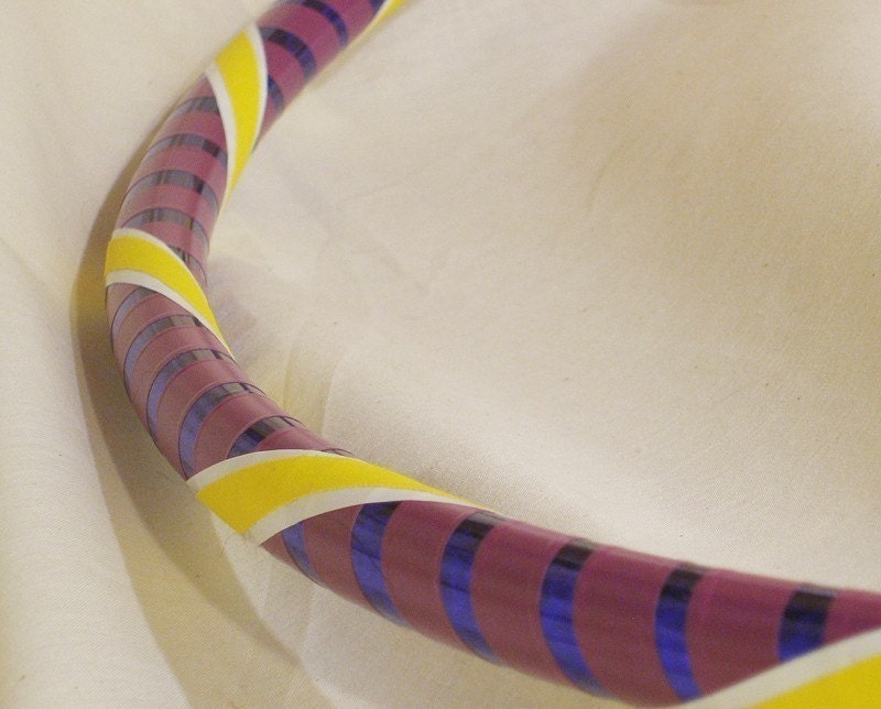 PURPLE AND YELLOW hoop