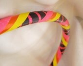 HOT PINK DISCO hoop